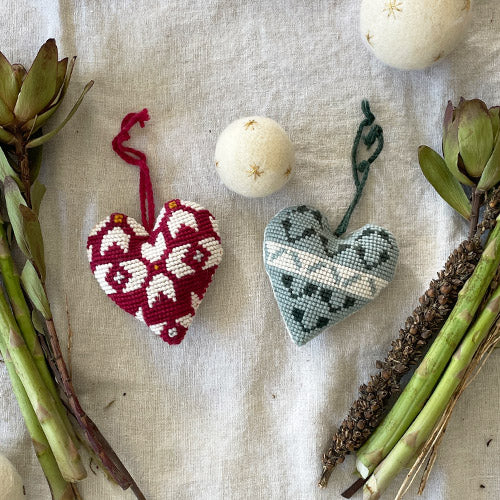 Kit adorno Corazones Navidad