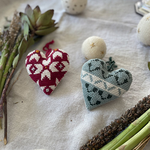 Kit adorno Corazones Navidad