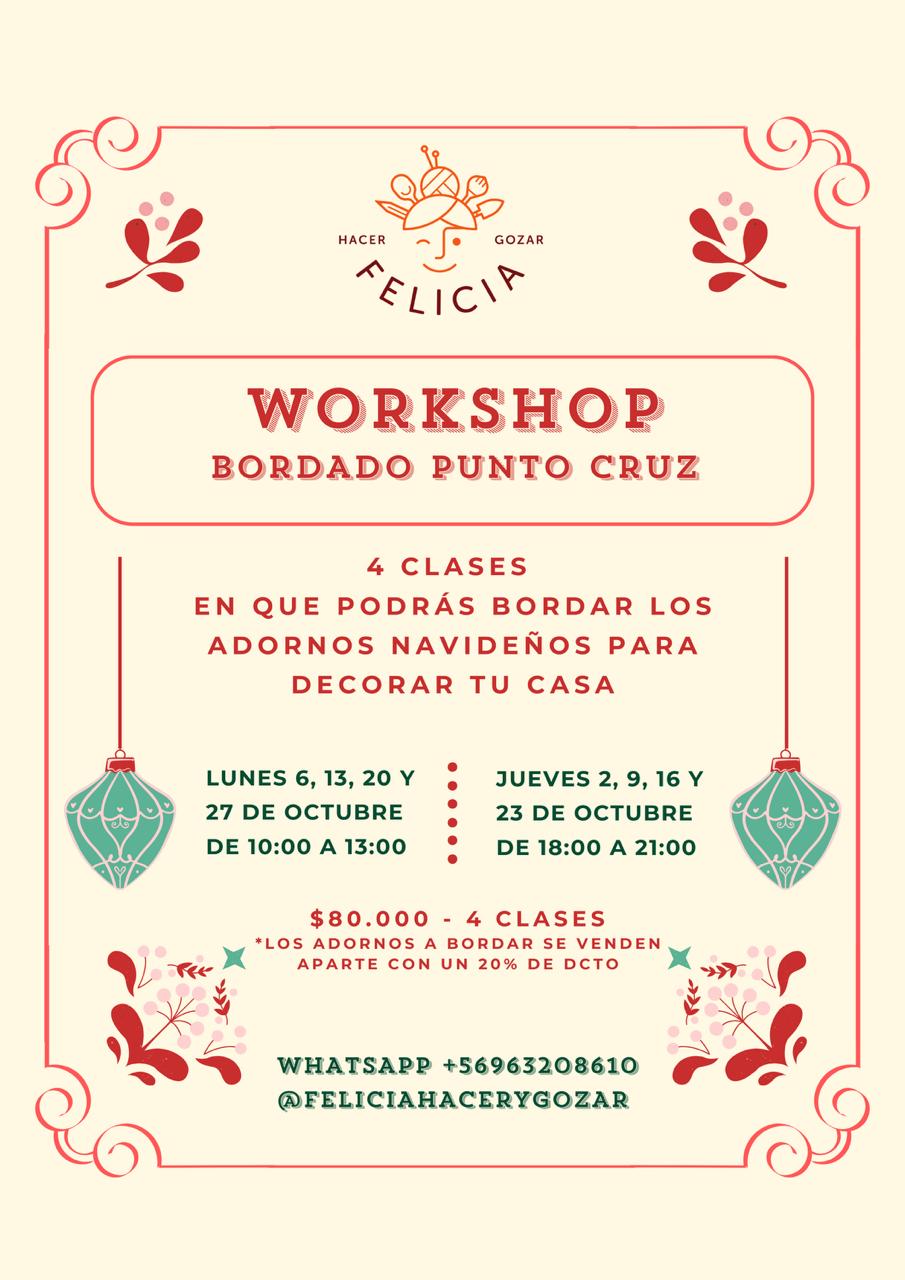 WORKSHOP BORDADO PUNTO CRUZ