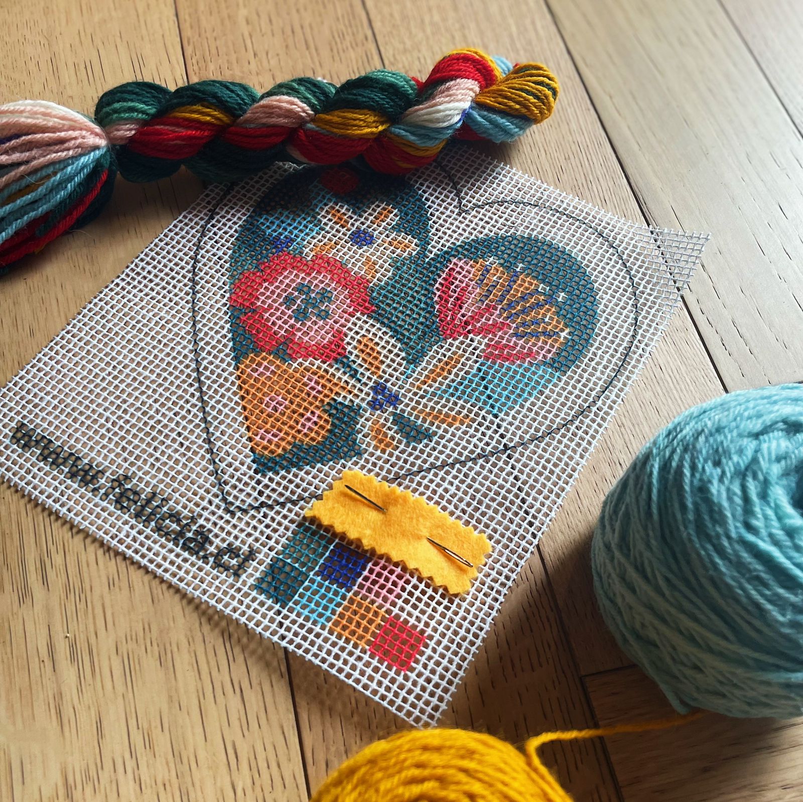 Kit Colgante Corazón Flora Gree