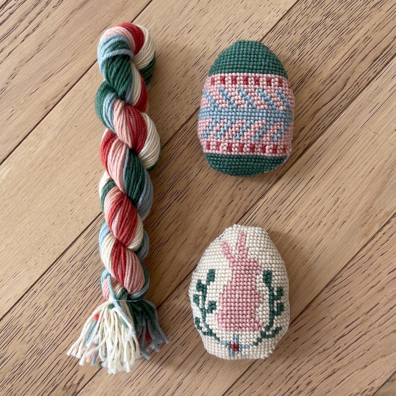 Kit punto cruz Pascua Huevitos