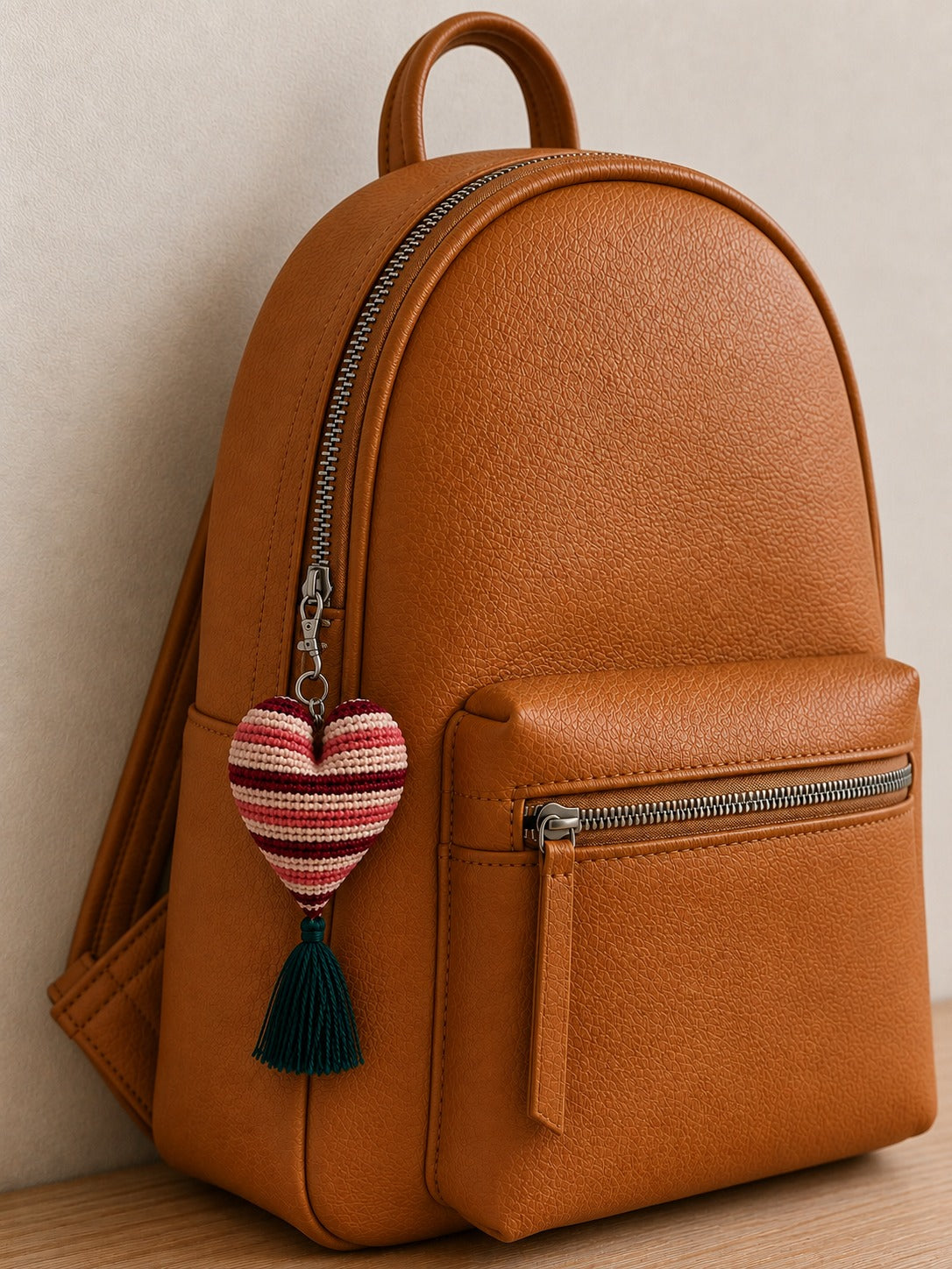 Kit Charm Corazón Rayas