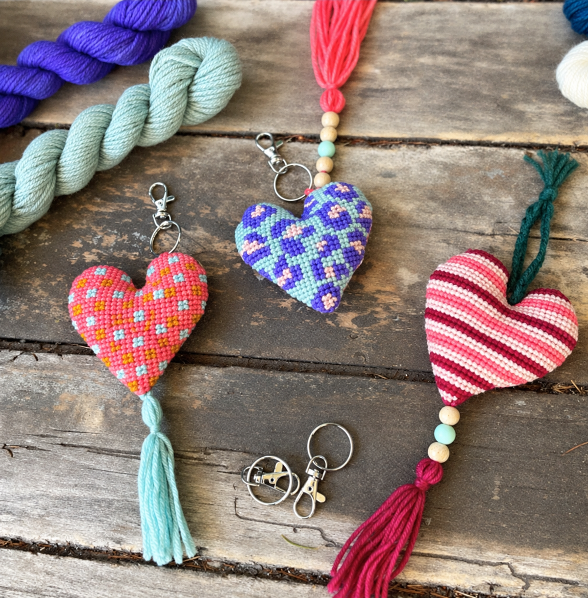 Pack 3 Charms Corazón