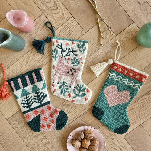 Pack 3 botitas Navidad 30x20